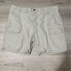 Mountain Hardwear Cargo Shorts Mens 46 Khaki Outdoor Hiking Cotton Stretch